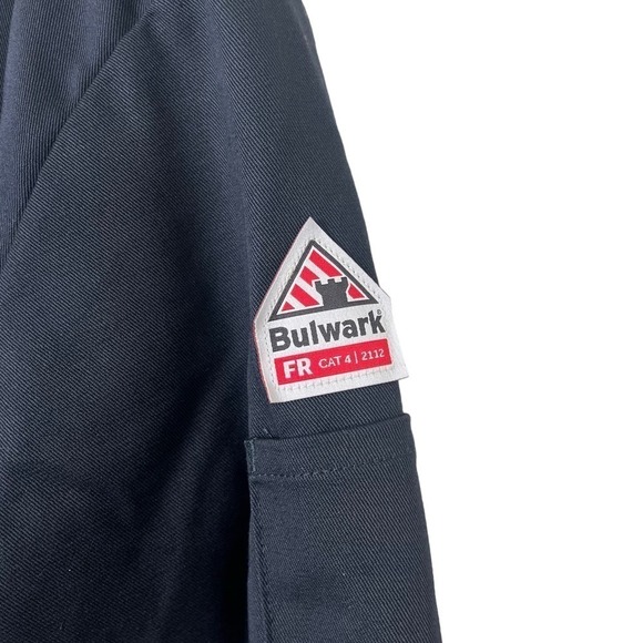 New Men’s Bulwark Flame Resistant 9 Oz Twill Cotton Excel Jacket Size S - Picture 2 of 11